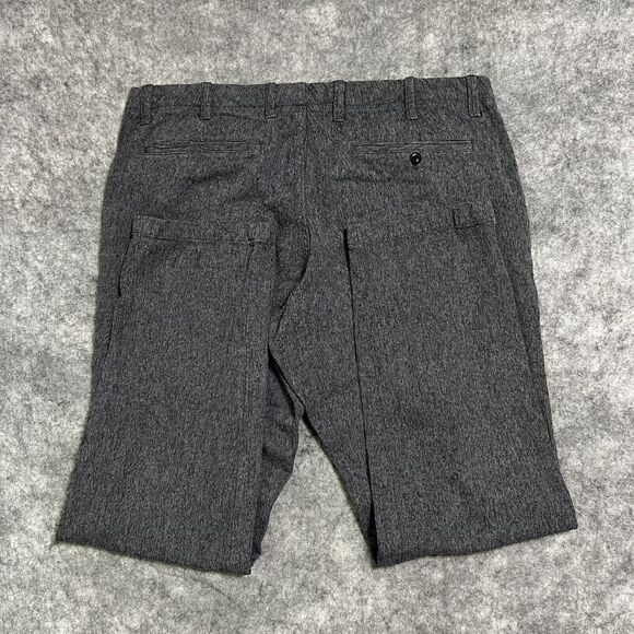 GAP Slim Vintage Chino Pants Men's FIT 36.5x30 Gray TAG 36x32 Flat Front Cotton - Picture 11 of 12